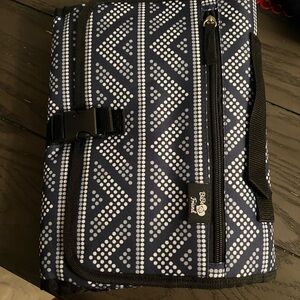 Blue and White Baby Changing pad